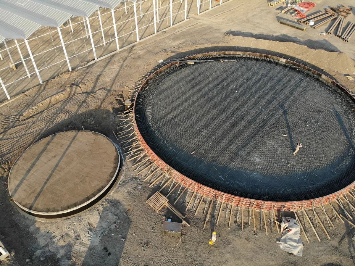 Foundation Works for Water Storage Steel tanks